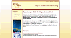 Desktop Screenshot of christine-stark.de