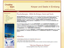 Tablet Screenshot of christine-stark.de